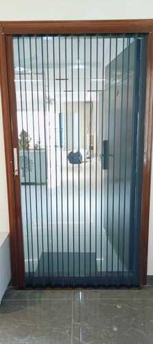 Pleated security screen