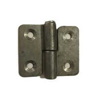 Ms Canopy Hinge - Mild Steel, 1.6 - 2mm Size Range, Available In Black, Steel, Grey Finishes | Durable Design For Door/window Fittings