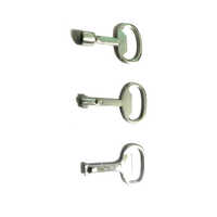 Zinc Casting Panel Key - Zinc Alloy Material, Round Shape , Sleek Black Nickel Finish For Electrical Panel Board Maintenance