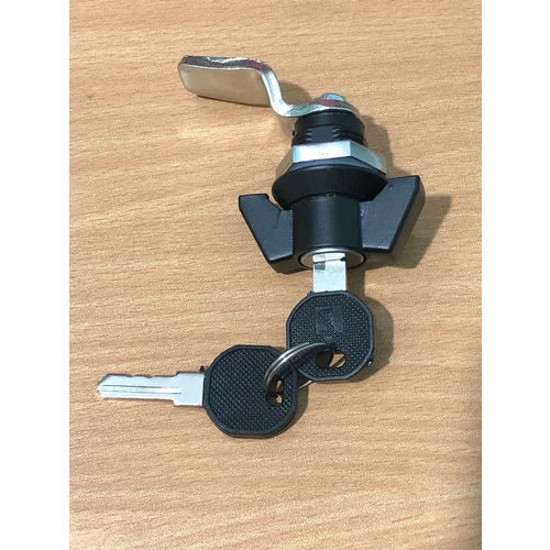 Casting Knob Lock - Color: Black