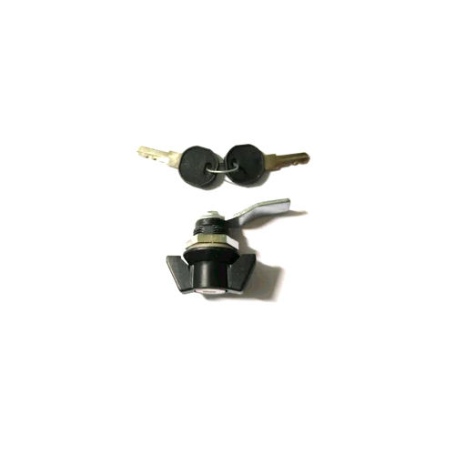 Panel Casting Knob Lock - Color: Black