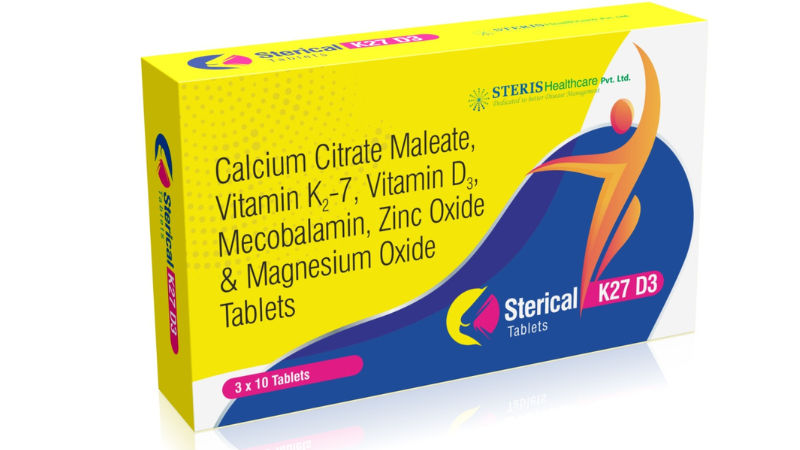 Calcium Citrate, Vitamin K2-7, Vitamin D3,Mecobalamin, Zinc, Magnesium Tab