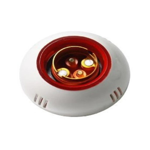 BULB HOLDER - Plastic And Copper Construction, 220V Input Voltage, White Color for Industrial Use