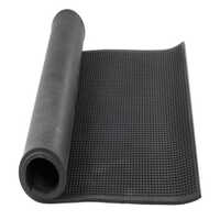 Electrical Rubber Mat - Durable Rubber Material, Standard Rectangular Size, Black Color | Superior Electrical Hazard Protection, High Insulation Properties