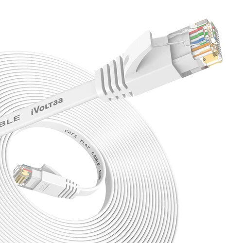 IVoltaa Flat Ethernet CAT6 Cable