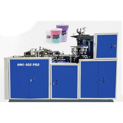 Hmi-100 Pro Fully Automatic Paper Cup Making Machine - Capacity: 80 - 110 Pcs/Min