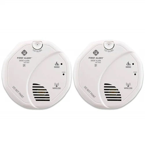 Wireless Fire Detection System - Color: White