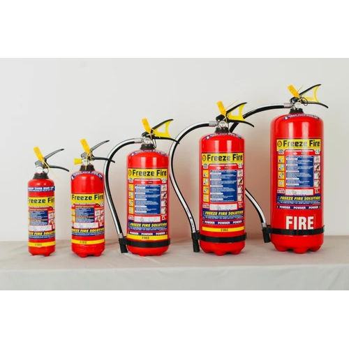 Fire Extinguisher - Mild Steel, Red Color | 1 Year Warranty, Ideal for Household Use