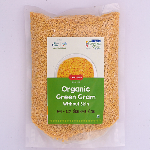 Organic Green Gram Without Skin