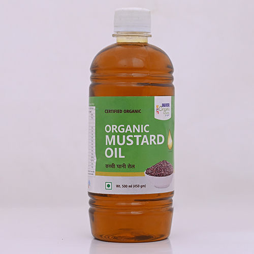 500 Ml Organic Mustard Oil - Grade: Food Grade