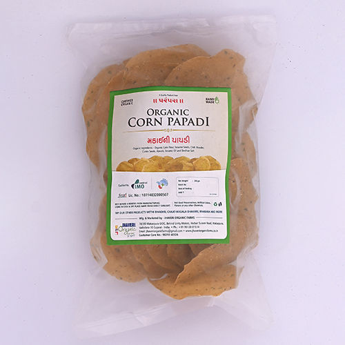 Organic Corn Papad - Color: Natural