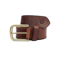 Genuine Leather Belt - Buckle Material: Steel