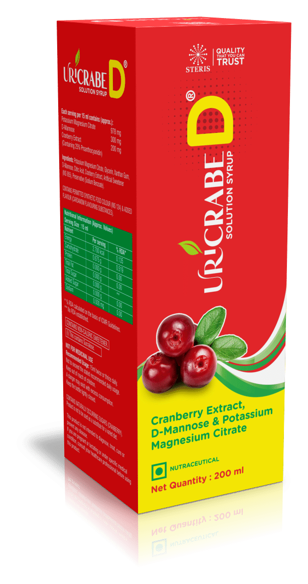 Potassium Magnesium Citrate (978mg), D-Mannose (300mg) with Cranberry Extract (200mg)