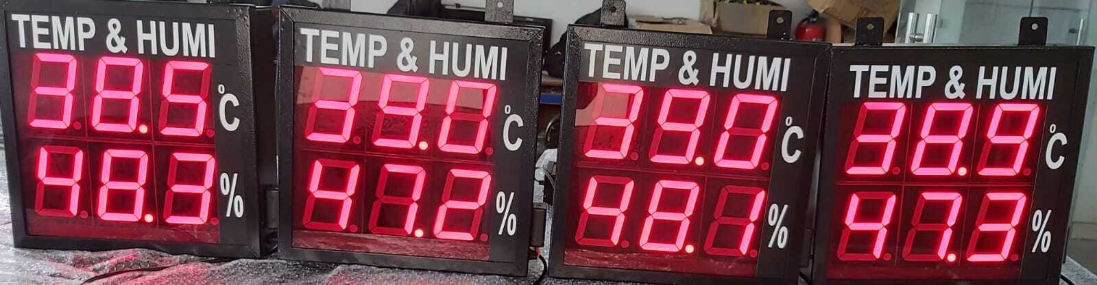 TEMPERATURE and HUMIDITY INDICATOR