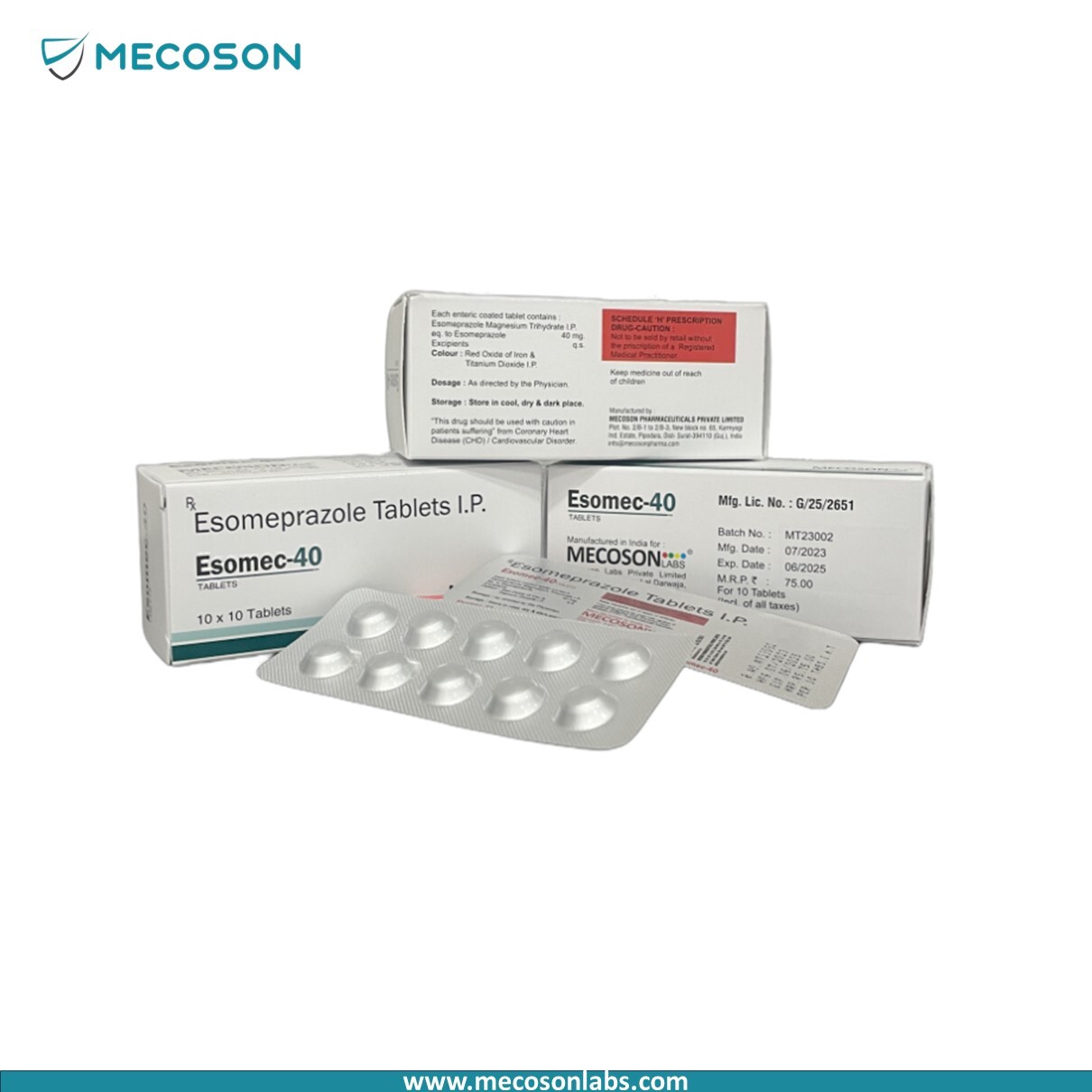 Esomeprazole 40mg Tablet