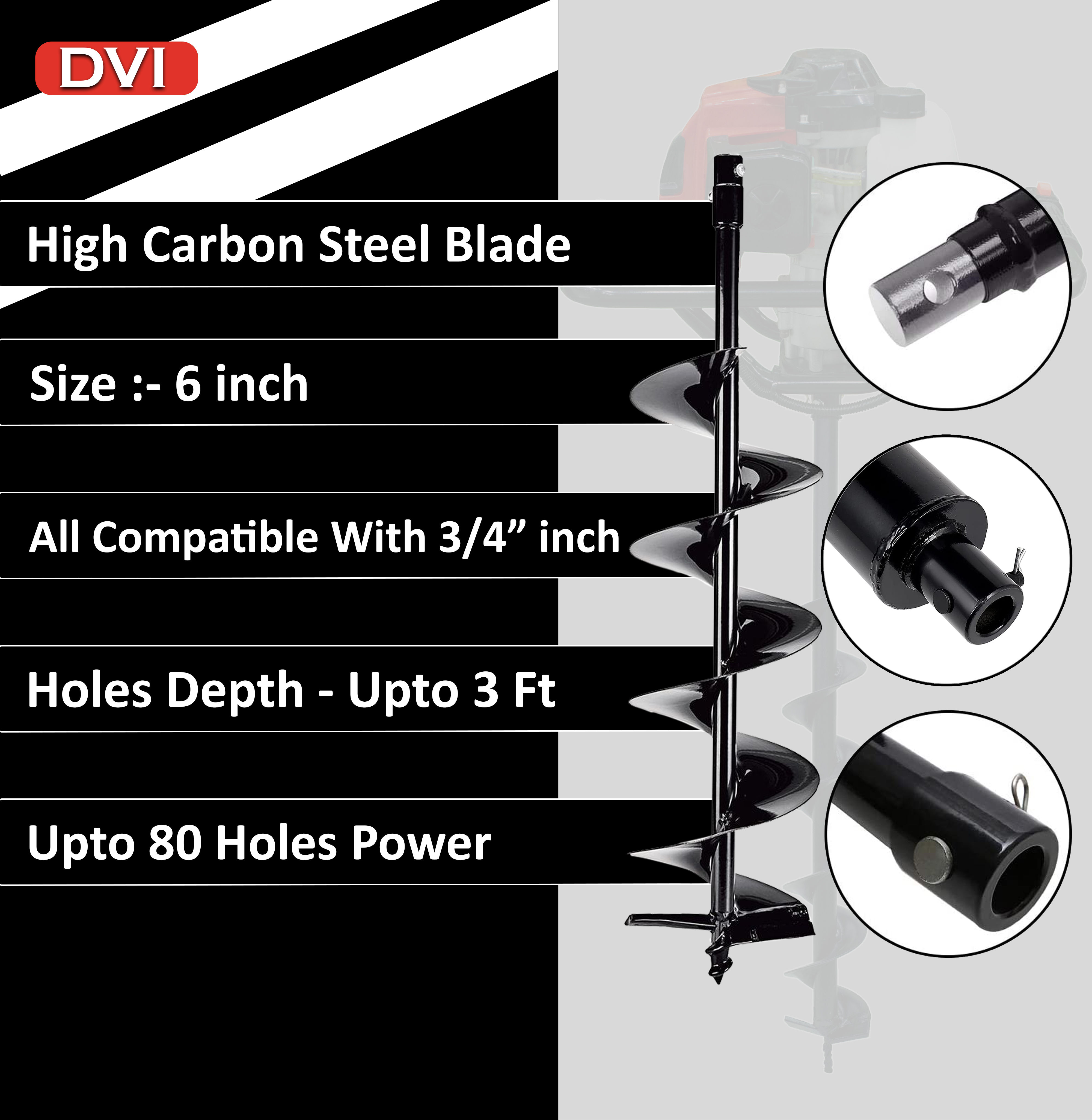 72cc Earth Auger