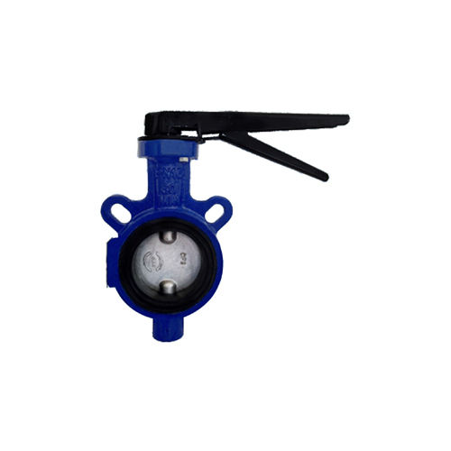 Industrial Butterfly Valve - Color: Blue