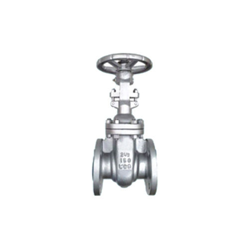 Class-300 Cast Carbon Steel Gate Valve - Color: Silver