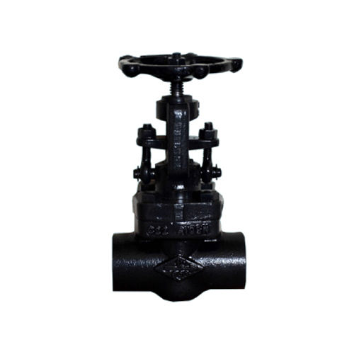 Screwed End Forged Steel Gate Valve - Color: Black