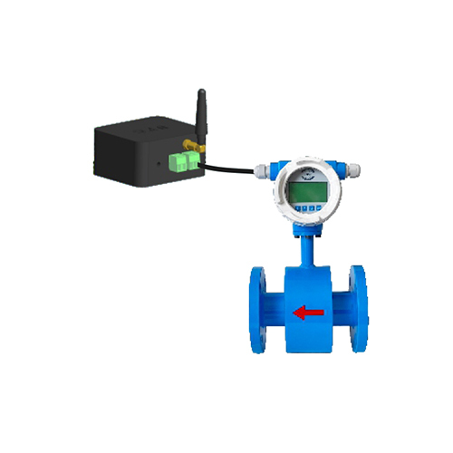 Electromagnic Flow Meter With GPRS