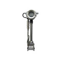 Vortex Flow Meter - Stainless Steel, 15mm To 300mm Size Range, Silver Color - Digital Display, Electric Power Supply, 230 Volt-ampere (va)