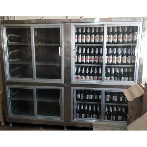 650 Capacity  Bottle Cooler - Color: Silver