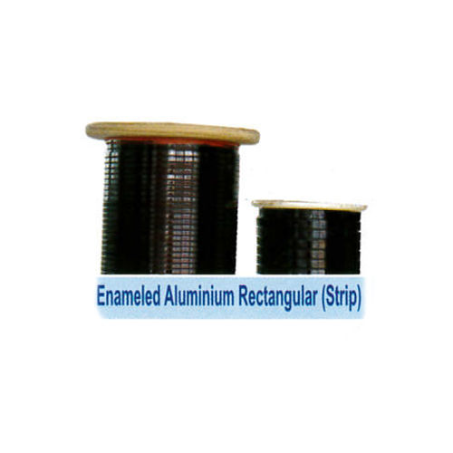 Enameled Aluminium Rectangular Strip Wire - Color: Different Available