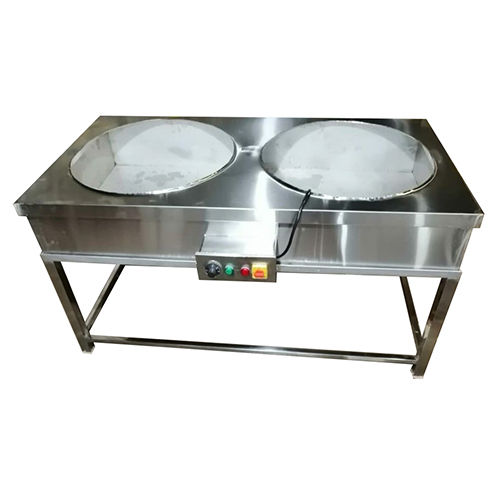 Double Handi Briyani Warmer - Color: Silver