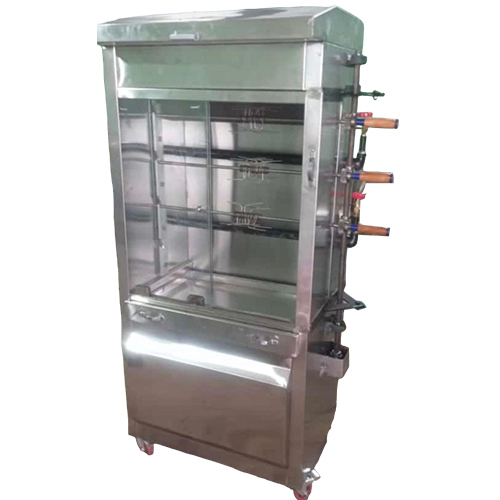 16 Birds Grill Machine - Stainless Steel Electric Power Source | Easy Installation for Hotel Kitchens Perfect for Grilling Meats and Vegetables