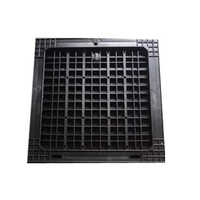 Pvc Manhole Cover - Square Shape 18x18 To 27x27 Inches | Ideal For Drainage, Powder Coated Finish