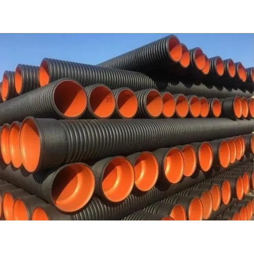 Dwc Hdpe Corrugated Pipe - Color: Grey