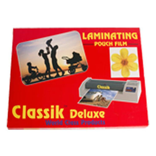 Classik Deluxe Lamination Pouch - Color: Transparent