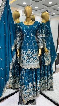 Top bottom and dupatta