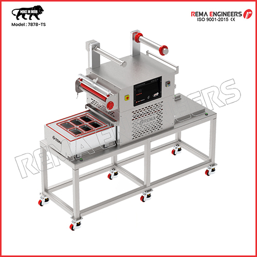 REMA-7878-TS Shuttle Type Tray Cup Sealing Machine