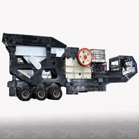 Wheel Type Mobile Crusher Mobile Jaw Crusher for Mining  Quarry