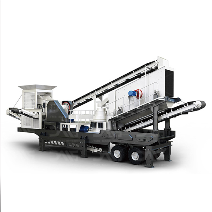 Wheel Type Mobile Crusher Mobile Jaw Crusher for Mining  Quarry