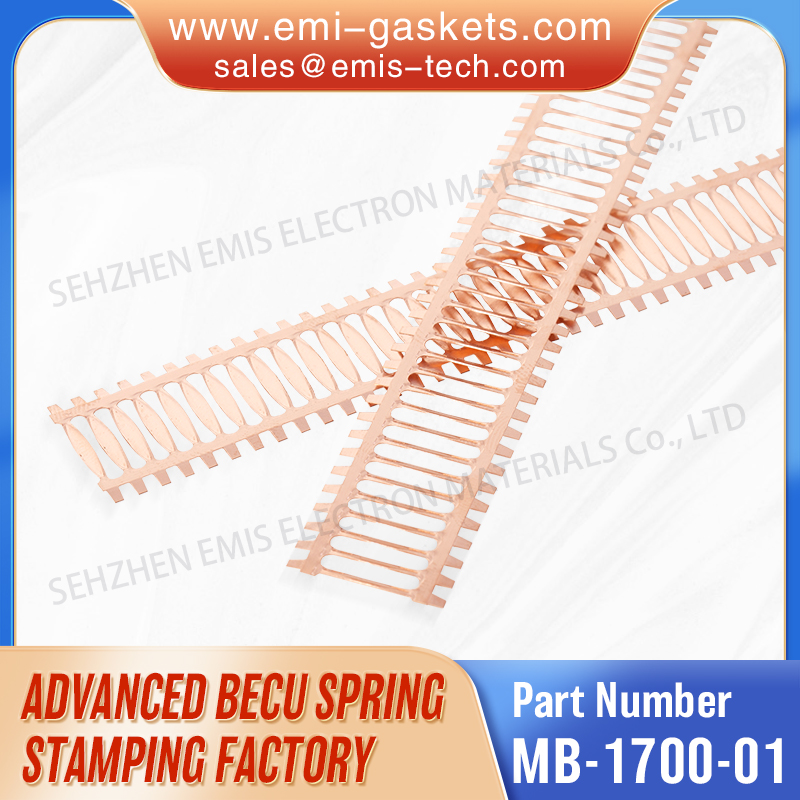 EMI BeCu spring strips