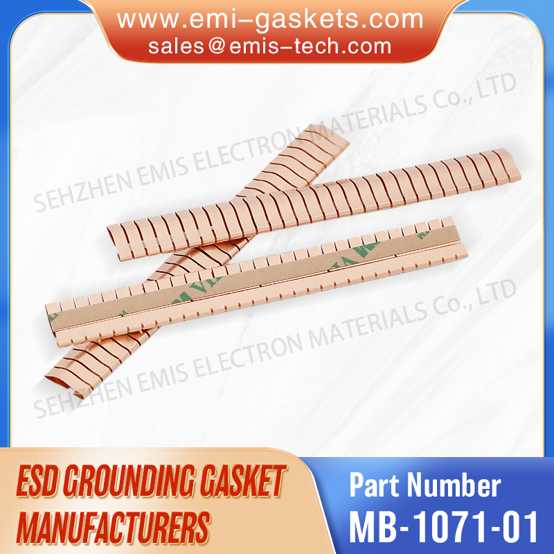 Small gap beryllium copper gaskets