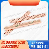 Small Gap Beryllium Copper Gaskets - Color: Bright Finish