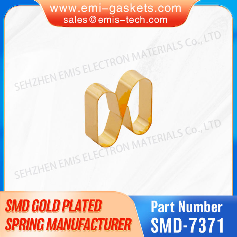 PCB board gold-plated beryllium copper spring plate