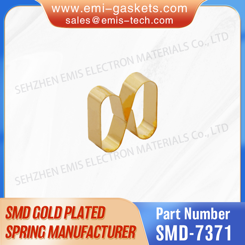 PCB board gold-plated beryllium copper spring plate