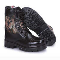 Commander Army Boots - Color: Black