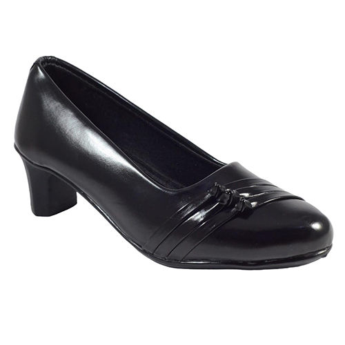 Ladies Office Belly Shoes - Color: Black