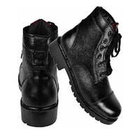 Mens Leather Black Boots - Size: Different Available