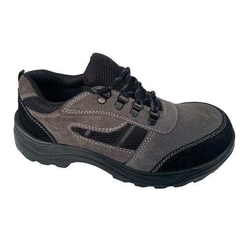 Leather Pu Safety Shoes - Color: Black & Brown