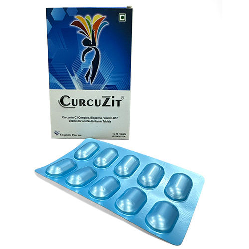 Curcumin C3 Complex Bioperine Vitamin B12 Vitamin D2 And Multivitamin Tablets - Drug Type: General Medicines