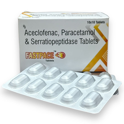 Aceclofenac Paracetamol And Serratiopeptidase Tablets