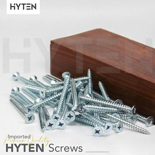 6 X100 Mm Chipboard Screw - Color: As Per Requirement