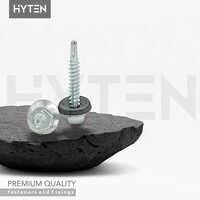 Hyten Fully Threaded Hex Screw - Stainless Steel, 8x38 Mm, Various Colors Available | Coated Finish For Corrosion Resistance, Durable Industrial Use