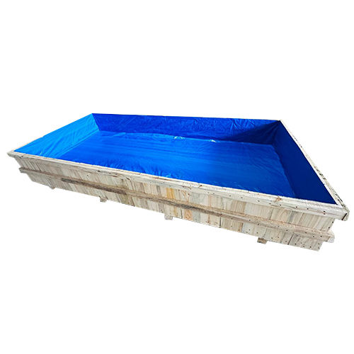 Heavy Duty Wooden Box - Color: Blue